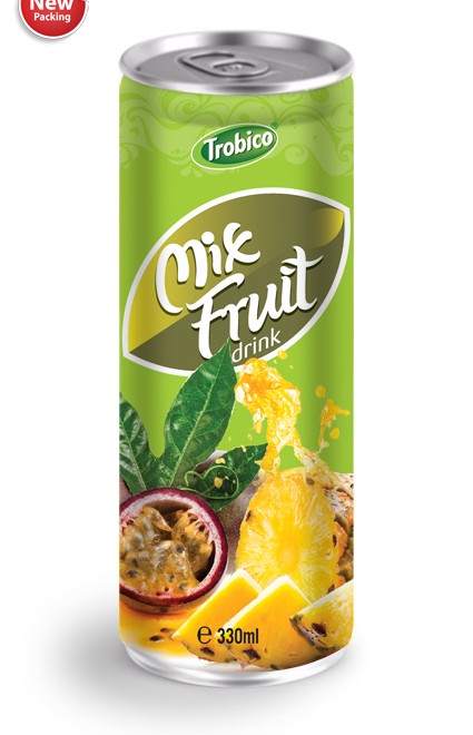 722 Trobico Mix fruit drink alu can 330ml